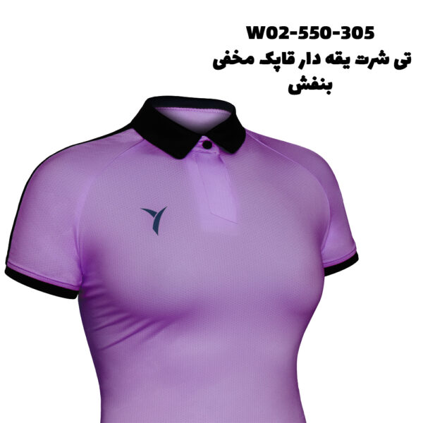 تی شرت یقه دار قاپک مخفی - Image 9