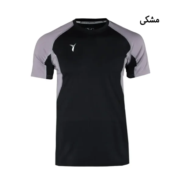 تی شرت یقه گرد طرح آجری فلت - تصویر 1