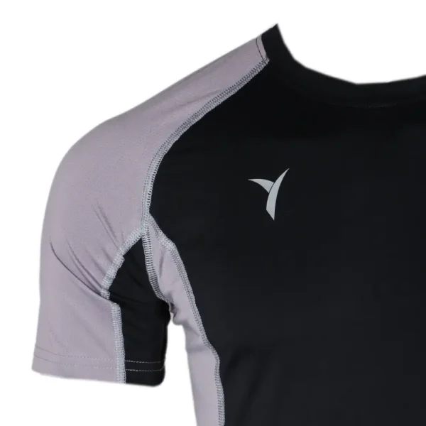 تی شرت یقه گرد طرح آجری فلت - تصویر 4