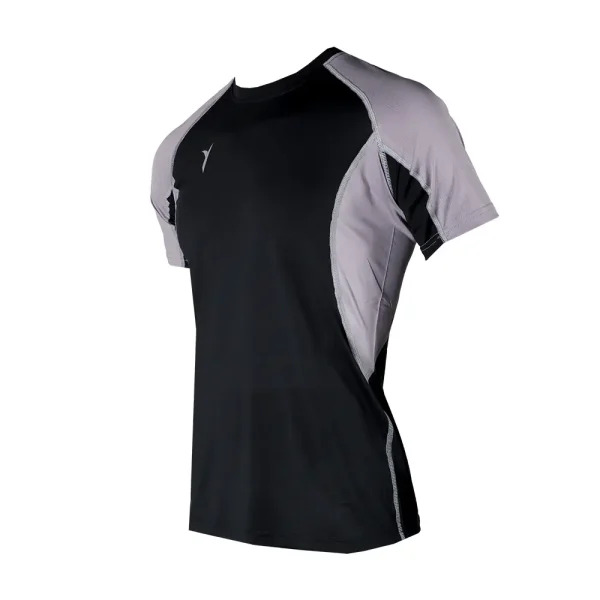 تی شرت یقه گرد طرح آجری فلت - تصویر 5