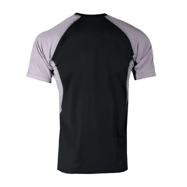 تی شرت یقه گرد طرح آجری فلت - تصویر 6