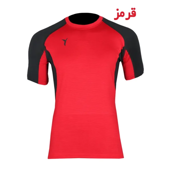 تی شرت یقه گرد طرح آجری فلت - تصویر 7